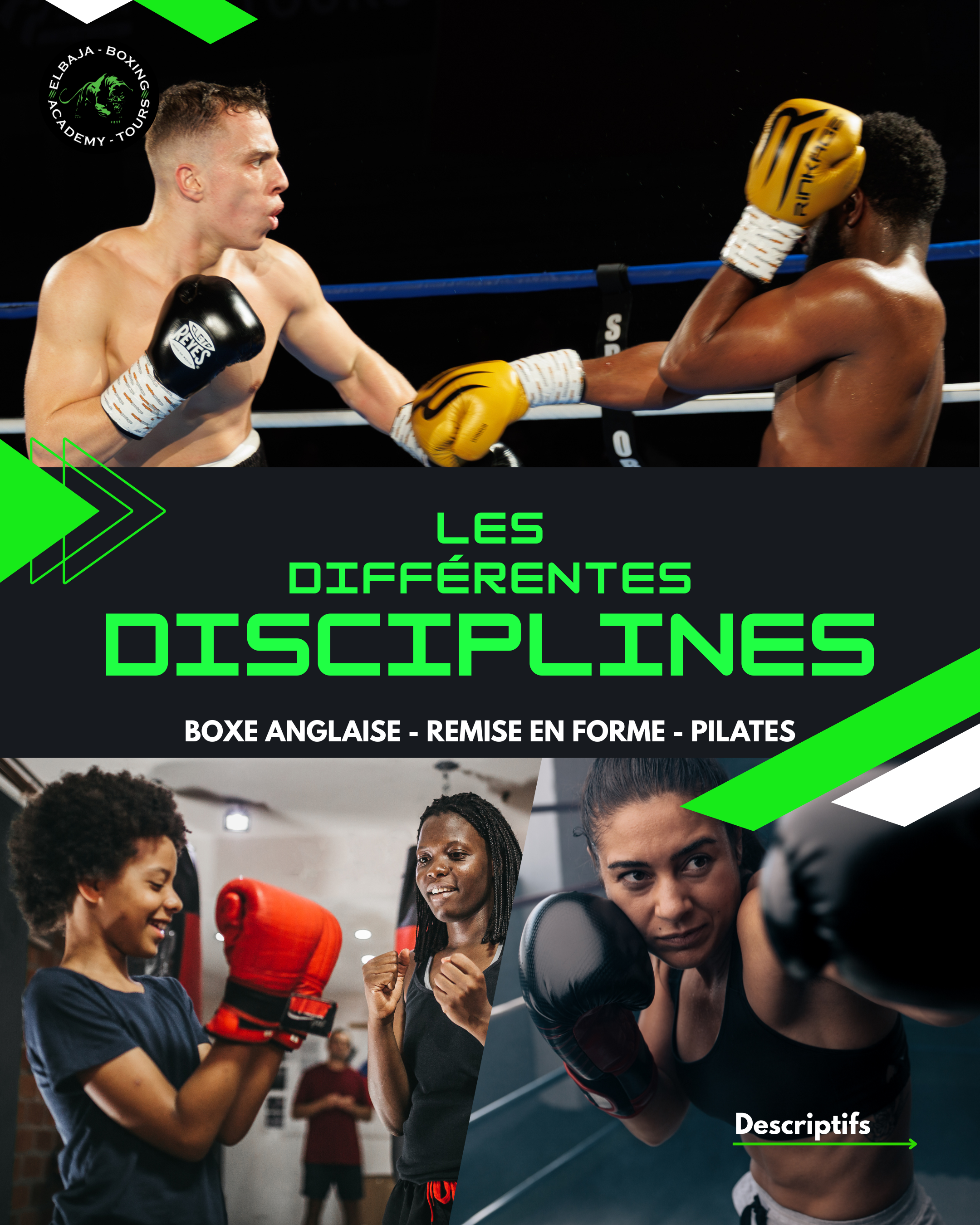 Les différentes disciplines