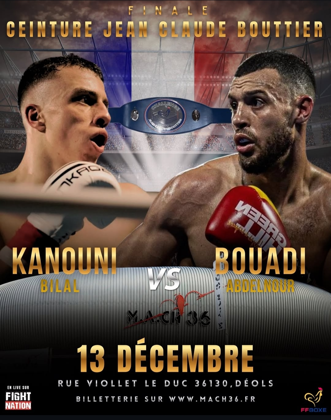 Finale de la Ceinture Jean Claude Bouttier