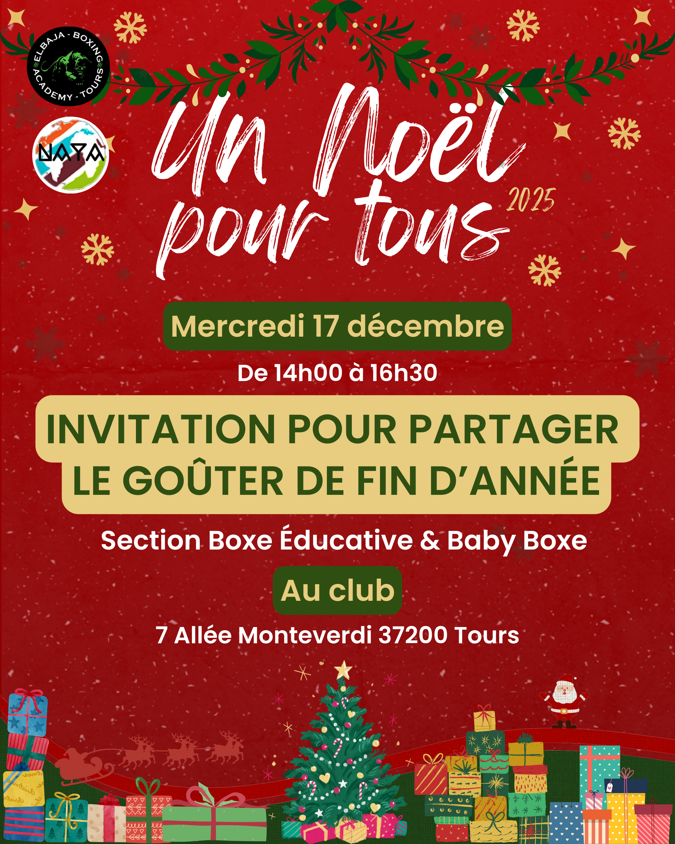 Goûter de fin d'année