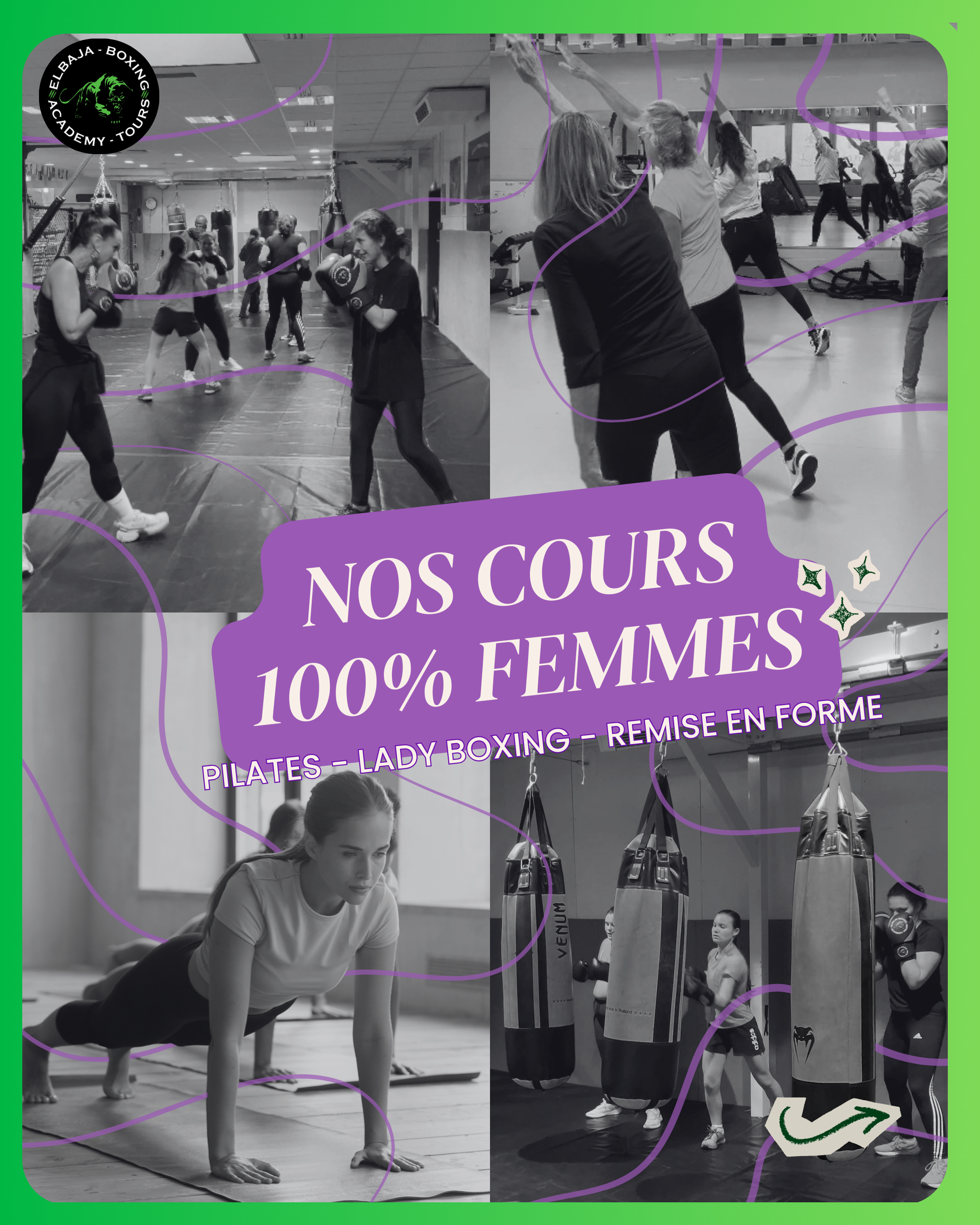 Nos cours 100% femmes