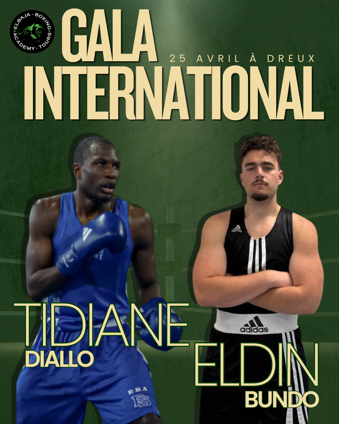 Prochain gala de Tidiane et Eldin - 25 avril